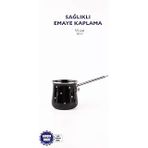 Yıldız Desenli Emaye Cezve (Tüm Ocaklarda Kullanılabilir)