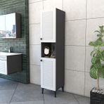 Yıldız Elegance Luxe Beyaz Banyo Boy Dolabı