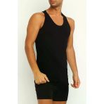 Yıldız Erkek Modal Rambo Atlet Siyah 2Xl