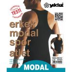 Yıldız Erkek Modal Rambo Atlet - XL - Siyah