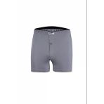 Yıldız Erkek Pamuklu Havlubel Düğmeli Boxer 43 - 6 Adet - 3XL - Füme