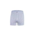 Yıldız Erkek Penye Emprime Desenli Boxer 35 - 6 Adet Beyaz L