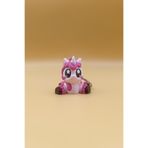 Yıldız Göz Unicorn Anahtarlık - Hareketli Anahtarlık Çanta Süsü Charm Pembe