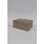 Yıldız Hobi Kırtasiye Boyanabilir Ham Mdf Dikdörtgen Kutu (13x9x6.5 Cm)