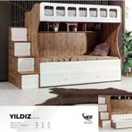 Yıldız Mdf Merdivenli Üçüz Ranza