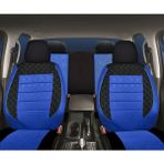 Yıldız Oto Koltuk Kılıfı Daewoo Damas Uyumlu Mavi Oto Koltuk Kılıfı (Tam Takım Ön Arka Araç Koltuk Kılıfı)