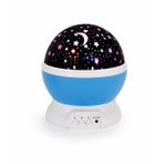 Yıldız Projeksiyon Lambası, Dönen Gece Lambası, Renkli LED Işıklı Galaksi Projektörü, Çocuk Odası ve Bebek Odası İçin Dekoratif Masa Lambası, USB ve Pil ile Çalışan Gece Işığı