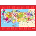 Yıldız Puzzle Türkiye Haritalı Karton Yap-Boz