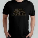 Yıldız Savaşları / Star Wars %100 Pamuklu Bisiklet Yaka T-Shirt Model - 10 - Siyah - XL