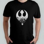 Yıldız Savaşları / Star Wars %100 Pamuklu Bisiklet Yaka T-Shirt Model - 14 - Siyah - XL