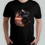 Yıldız Savaşları / Star Wars %100 Pamuklu Bisiklet Yaka T-Shirt Model - 20 - Siyah - 8 - 12 Yaş