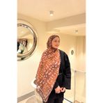 YILDIZ SCARFS Ceylan Bambi Desenli Pamuk Soft Şal