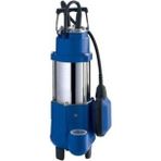 Yıldız Su WQDR19-10-1.5 2 Hp Flatörlü Açık Vortex Fanlı Temiz Kirli Atık Su Dalgıç Drenaj Pompası