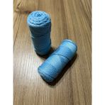 Yıldız Ticaret Polyester Makrome Ip (3 mm - 100 Gr) Sepet Ipi , Çanta Ipi , Puset Ipi , Örgü Ipi , Paspas Ipi - Bebek Mavisi