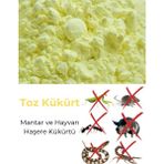 Yıldız Tohum Altın Kükürt Toz Kükürt Mantar Haşare Kükürtü 1 kg