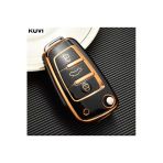 Yıldız Tuning Audi A4 Siyah-Gold Anahtar Kılıfı