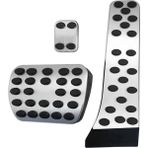 Yıldız Tuning Mercedes C W205 2014-2021 Otomatik Metal Pedal Seti - Siyah - Gri