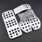 Yıldız Tuning Peugeot 307 Metal Manuel Vidalı Pedal Seti 2001-2007 - Siyah - Gri
