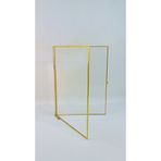 YıldızDesign 25x35 Gold Yatay Fotoğraf Çerçevesi Diploma Çerçevesi Duvar İçin Cam Fotoğraf Resim Çerçevesi Dekor