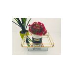 YıldızDesign 4x20x30 Aynalı Gold Tepsi Pirinç Tepsi Söz Tepsisi Nişan Kız Isteme Çikolatası Sunum Dekor