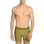 Yıldızı erkek Haki Asker Yeşili Likralı Boxer 12'li Paket