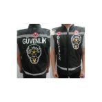 Yıldızı Sarı-Yazıları Nakıs Islemelı.özel Güvenlik Yeleği Sıparıs Ver,Sıvıle Satılmaz