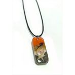 Yıldızınızzz accessory BIJUT95658NETY Deniz Kızı Dikdörtgen Epoksi Kolye