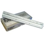 Yıldızlar 96 Plastik Mercekli İnçli 30 cm Standart Cetvel