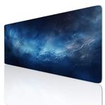 Yıldızlar Büyük Fare Altlığı Oyun Mouse Pad Büyük 61 x 30 cm Klavye Mat Kaymaz Kauçuk Tabanlı, Mousepad Yıkanabilir Genişletilmiş Büyük Fare Paspasları, Ev Ofis Çalışmaları için Fare Altlığı 3-832