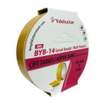 Yıldızlar Çift Taraflı Köpük Bant 24MMX5M - 4 Adet - Beyaz