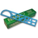 Yıldızlar Geometrik Şablon Cetvel 30CM - nocolor