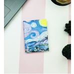 Yıldızlı Gece Tasarımlı Sert Kapaklı Mini Defter