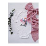 Yıldızlı Little Unicorn Uzun Kol Organik Baskı Bebek Body 2767-LMN, 12 Ay