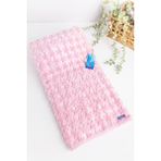 Yıldızlı Peluş Bebek Battaniyesi - Pembe