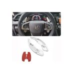 Yıldıztuning Honca Civic Fc5 Fc8 Fk5 Gümüş Gri F1 Kulakçık Pedal Shifter 2016-2021
