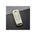 Yıldıztuning Honda Pcx 150 125 2021-2022-2023-2024-2025 Anahtar Kılıfı Beyaz-Gold