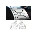 Yıldıztuning Mercedes A Serisi W176 Direksiyon Tuş Kaplaması Gümüş 2012-2014