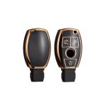 Yıldıztuning Mercedes Benz W212 Gold Anahtar Kılıfı Siyah Renk