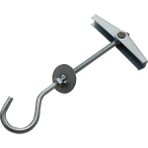 Yıldrım - Paraşüt Dubel Metal Kancalı Civatalı 11CM Katlanır Kanatlı Dubel Alçıpan Uzun Boy Kanca 5 Adet