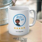 Yılın En Yetenekli Spikeri Temalı Kişiye Özel Isimli Seramik Kupa Bardak - 001 - Beyaz