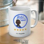 Yılın En Yetenekli Yazılımcısı Temalı Kişiye Özel Isimli Seramik Kupa Bardak - 001 - Beyaz