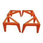 Yilingjc 4 x mini tuval ayaklarını boyamak için tuval standı, resim dökmek için destek standı, çizim aksesuarı, 10 x 5 x 5 cm