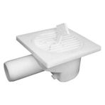 Yılmaz 10x10 cm 32 mm Plastik Beyaz Yandan Çıkış Yer Sifonu