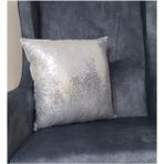 Yılmaz Home Pullu Payetli Dekoratif Kırlent Kılıfı - 42 x 42 cm - Gümüş