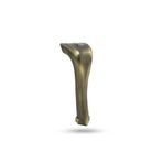 Yılmaz Merkür 16 cm Ayak Antik Sarı Metal Mobilya Ayağı