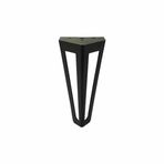 Yılmaz Neptün 14 cm Siyah Renk Metal Mobilya Ayağı