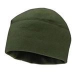 Yılmazel Unisex Kışlık Polar Kadın Erkek Bere Düz Renklerde Standart Beden (yeşil)