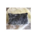 YILMAZHOME Peluş Dikdörtgen Kırlent Kılıfı - Gri