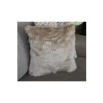 YILMAZHOME Peluş Kırlent Kılıfı Içi Dolu - Kemik Renk