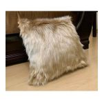 YILMAZHOME Peluş Kırlent Kılıfı - Sütlü Kahve